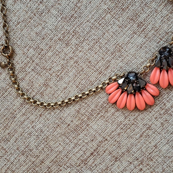 J.Crew Crystal Fan Necklace - Picture 4 of 9